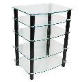 Everest Clear Glass Black Component Stand