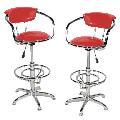 Red Barstools (Set of 2)