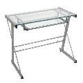 Silver Solo Computer Desk