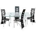 Tuxedo 5-piece Dining Table Set