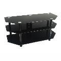 Empire 52-inch Black Glass TV Stand