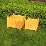 Wooden Folding Garden Planter Box Set