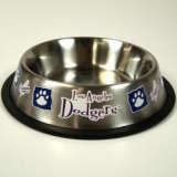 Los Angeles Dodger Stainless Steel Pet Bowl