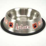 Auburn Tigers Stainless Steel Pet Dish Dog Bowl