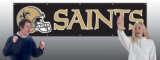 New Orleans Saints 8-foot Hanging Banner