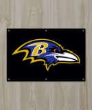 Baltimore Ravens 2x3 Official Fan Banner Flag