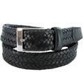 Tommy Bahama Men's 'Curacao' Black Leather Belt