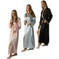 Women's Classic Long Satin Robe