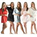 Women's Classic Short Satin Robe
