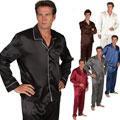 Mystic Clothing Men's 2-piece Satin Pajama Set