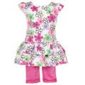 Flapdoodles Floral Toddler Girl's 2-piece Outfit