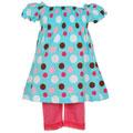 Flapdoodles Dot Toddler 2-piece Girl's Set