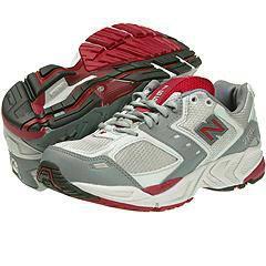 New Balance W766 Grey/ Red Shoes