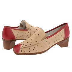 Rieker D0209 Natural w/Red Toe