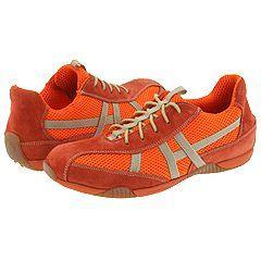 Rieker L6820 Orange Suede-Orange Fabric Combo