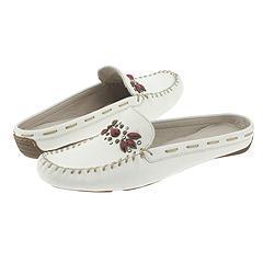 AK Anne Klein Andie White/Palest Gold Leather