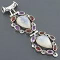 Sterling Silver Moonstone Pendant (India)