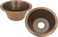 Bar/Island Copper Drop-In/Undermount Sink