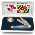 U.S. Mint Maryland State Quarter Knife/ Coin Set