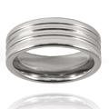 Grooved Polished Tungsten Ring