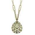 1928 Jewelry Exotica Sky Hues Teardrop Necklace