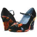 Via Spiga Dawdle Liberty/Black- Velvet