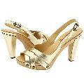 KORS Michael Kors Hampton Platino Metallic Nappa