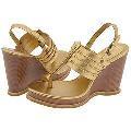 KORS Michael Kors Darby Antique Gold Pebbled Kid