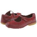 Easy Spirit Relateto Dark Red Leather Flats