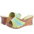 A Line Kids 12-1003 (Toddler/Youth) Green Suede Multi