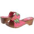 A Line Kids 12-1035 (Toddler/Youth) Fuchsia/Orange Flowers