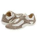 Donald J Pliner Fez Taupe/White Vintage Suede