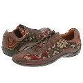 Donald J Pliner Fronts Tan Tapestry/Expresso Antique Metallic