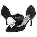 Cynthia Rowley Tiki Black Satin/Crystal Jewel