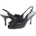 Cynthia Rowley Taryn Black Kid/Black Suede Bow