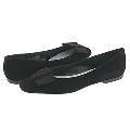 Cynthia Rowley Trollop Black Suede/Black Grosgrain