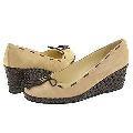 BRUNOMAGLI Putman Natural Suede/Dark Brown Wedge