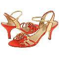 Franco Sarto Nobility Coral/Platinum Suede/Metallic