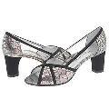 Taryn Rose Dustyn Gun/Black(Size 42 (US 12) M)