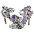 Irregular Choice Riff Raff 3121-3D Black And White Gingham