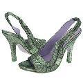 Irregular Choice Truffles 3121-6D Green/ Black Pigskin