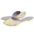 Irregular Choice Maypole 2679-9 C Yellow Cream And Green Satin