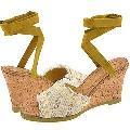 Irregular Choice Spring Clean 3073-4 B Yellow Fabric