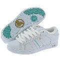 DVS Shoe Company Taylor W White/Teal Leather