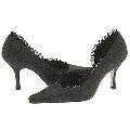 Cynthia Rowley Sincere Grey Flannel/Black Lace/Black Kid Heel