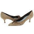 Cynthia Rowley Solo Tan Vintage Suede/Dark Brown Suede Stitching & Bow