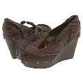Irregular Choice Rip Roaring Brown Croc Leather