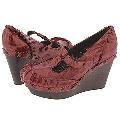 Irregular Choice Rip Roaring Red Print Patent Leather