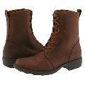 Soho Lab Defiance 30577 Gaucho Brown Crazyhorse Low Lace Flat Boot