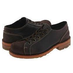 Dr. Martens Granite 6 Eye Lace to Toe Shoe Dark Brown Grizzly/Suede
